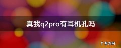 真我q2pro耳机孔是圆的吗 真我q2pro有耳机孔吗