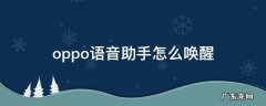 oppo语音助手怎么一喊就出来 oppo语音助手怎么唤醒
