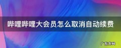 哔哩哔哩大会员怎么取消自动续费功能 哔哩哔哩大会员怎么取消自动续费