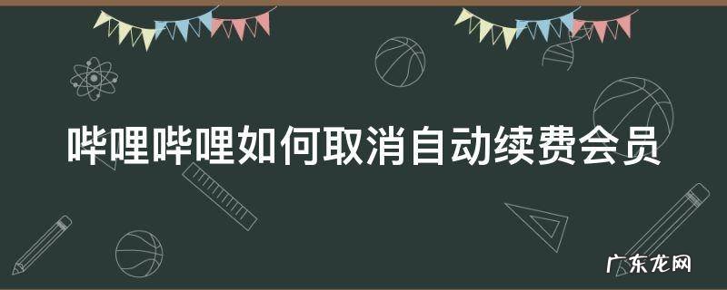 哔哩哔哩如何取消自动续费会员 哔哩哔哩如何取消自动续费会员功能