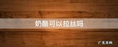 奶酪可以拉丝吗? 奶酪可以拉丝吗