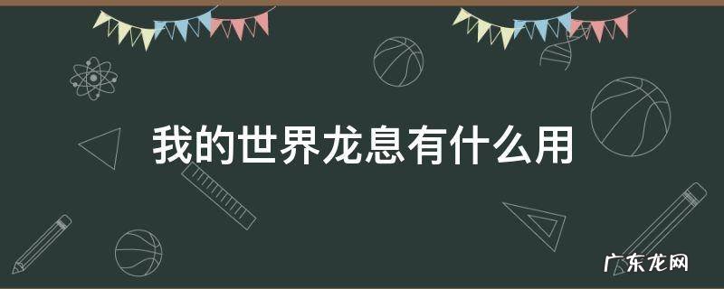 我的世界龙息有什么用 我的世界龙息有什么用 龙息的作用是什么