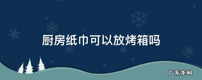 厨房用纸可以放烤箱吗 厨房纸巾可以放烤箱吗