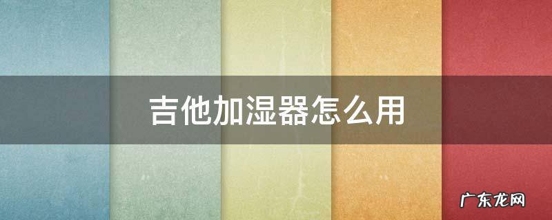 吉他加湿器怎么用才正确 吉他加湿器怎么用