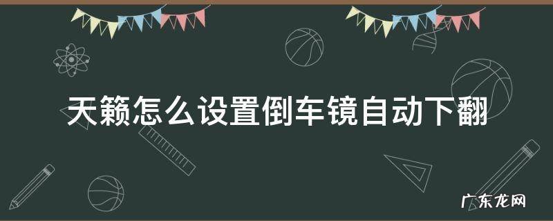 天籁怎么设置倒车镜自动下翻 新天籁倒车后视镜下翻怎么设置