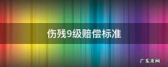 九级残疾赔偿金标准 伤残9级赔偿标准