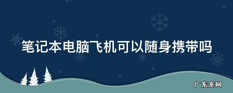 笔记本电脑飞机能带吗 笔记本电脑飞机可以随身携带吗