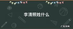 李清照姓什么 李清照姓什么名什么