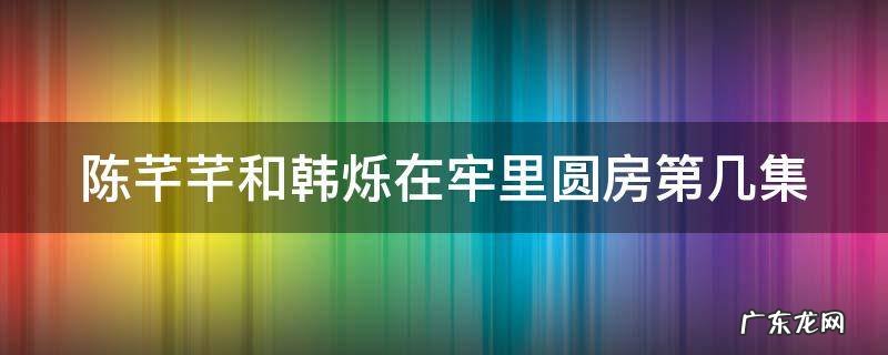 陈芊芊哪一集和韩烁在一起 陈芊芊和韩烁在牢里圆房第几集