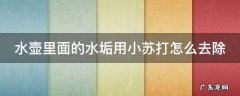 水壶里面的水垢用小苏打怎么去除 去水壶里的水垢 小苏打