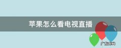 苹果怎样看电视直播 苹果怎么看电视直播