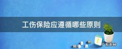 工伤保险遵循的原则有几个 工伤保险应遵循哪些原则