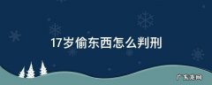 满16岁偷东西怎么判刑 17岁偷东西怎么判刑