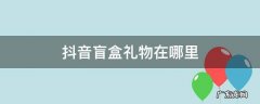 抖音盲盒礼物在哪里 抖音盲盒礼物在哪里看