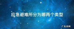 应急避难所分为哪两个类型? 应急避难所分为哪两个类型