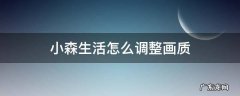 小森生活视角怎么调 小森生活怎么调整画质