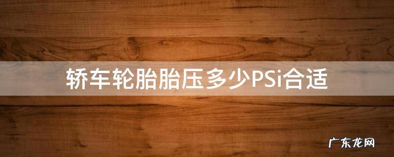 汽车轮胎胎压多少psi正常 轿车轮胎胎压多少PSi合适