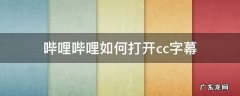 哔哩哔哩怎么添加cc字幕 哔哩哔哩如何打开cc字幕