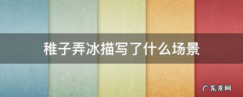 稚子弄冰描写了什么场景表达了诗人什么之情 稚子弄冰描写了什么场景