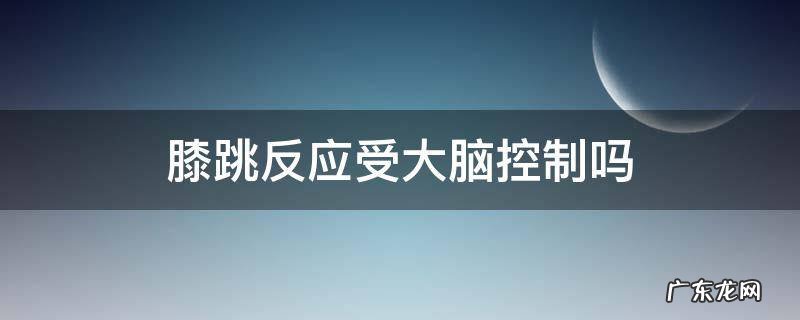 膝跳反应受大脑控制吗 膝跳反射受大脑控制吗