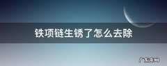 铁项链生锈了怎么去除 项链有铁锈怎么去除