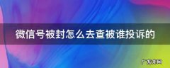 微信被投诉封号怎么知道是谁投诉的2020年 微信号被封怎么去查被谁投诉的