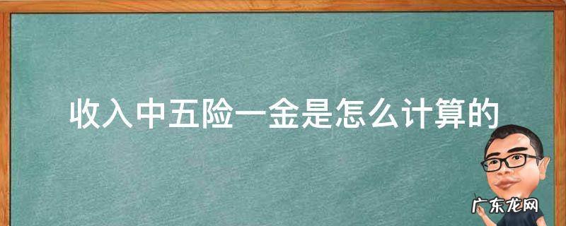 五险一金收入计算公式 收入中五险一金是怎么计算的