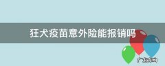 打狂犬疫苗意外险可以报销吗 狂犬疫苗意外险能报销吗