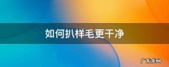 如何扒样毛更干净 毛呢如何去毛毛