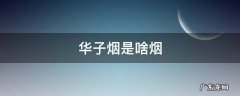 华子烟是啥烟 华子烟是什么烟图片