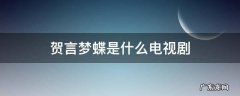 贺言梦蝶是什么电视剧 贺言梦蝶结局