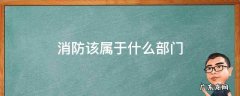 消防归属于哪个部门 消防该属于什么部门