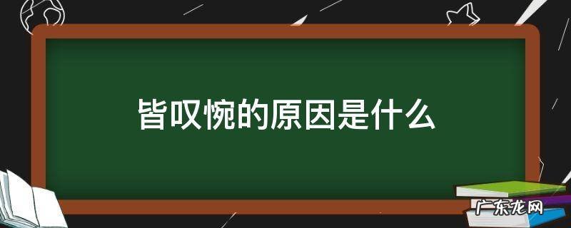 叹惋是什么意思 皆叹惋的原因是什么