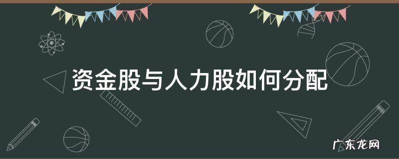 资金股与人力股如何分配比较合理 资金股与人力股如何分配