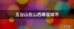 五台山在山西哪座城市 五台山在山西省哪个城市