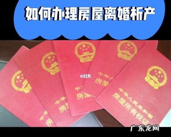 夫妻离婚房子析产手续是怎么样的,夫妻共有房产析产是什么意思