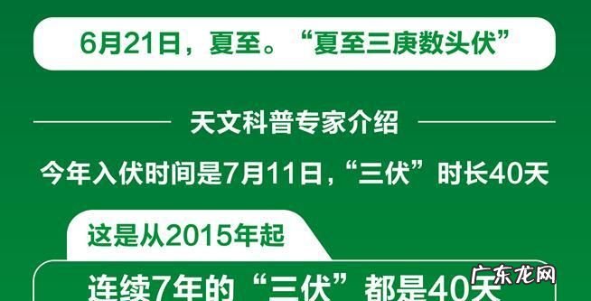 三伏天是几号开始几号结束,三伏天从什么时候开始至结束三伏付