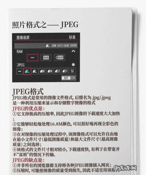 相机拍的照片是什么格式的,摄影养成:照片格式
