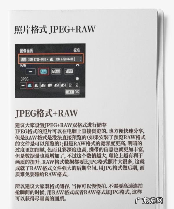 相机拍的照片是什么格式的,摄影养成:照片格式