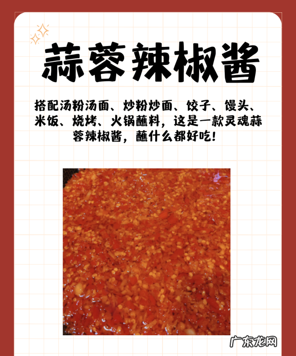 蒜蓉辣酱的做法和配方,蒜蓉辣椒酱的做法