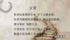描写父爱的语录,关于父爱的名言有哪些