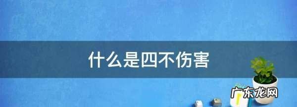 什么是四不伤害,四不伤害指的是什么