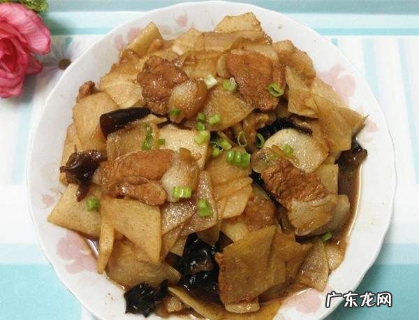 红薯炒肉怎么做,红薯炒嫩肉片
