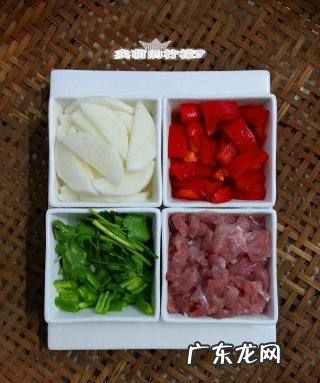 红薯炒肉怎么做,红薯炒嫩肉片