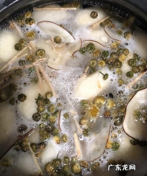 海底椰雪梨菊花膏做法,雪梨冰粉怎么煮好吃