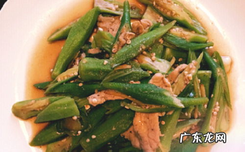 秋葵炒肉怎么做,秋葵能炒肉吃