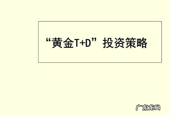 黄金t+d是什么,黄金TD是什么牌子