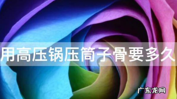 筒子骨高压锅压几分钟,高压锅炖筒子骨炖多久最好