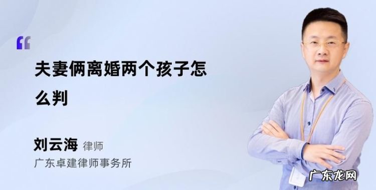 有两个孩子离婚怎么判,离婚两个孩子法院怎么判抚养费