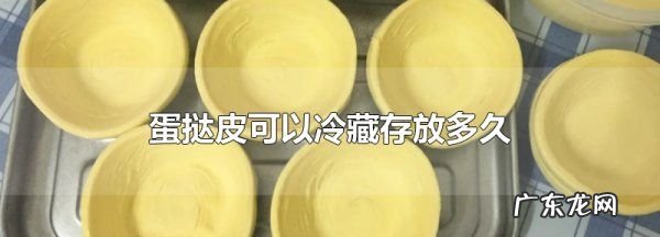蛋挞皮可以放多久,蛋挞皮保质期是多久